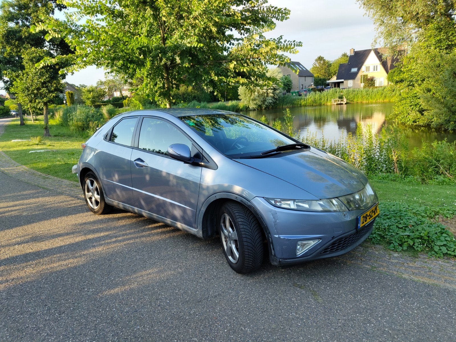 Honda Civic 1.4 I 5DR 2006 Blauw APK tot 7-2027!, 83 pk, 4 cilinders, Blauw, 49 €/maand
