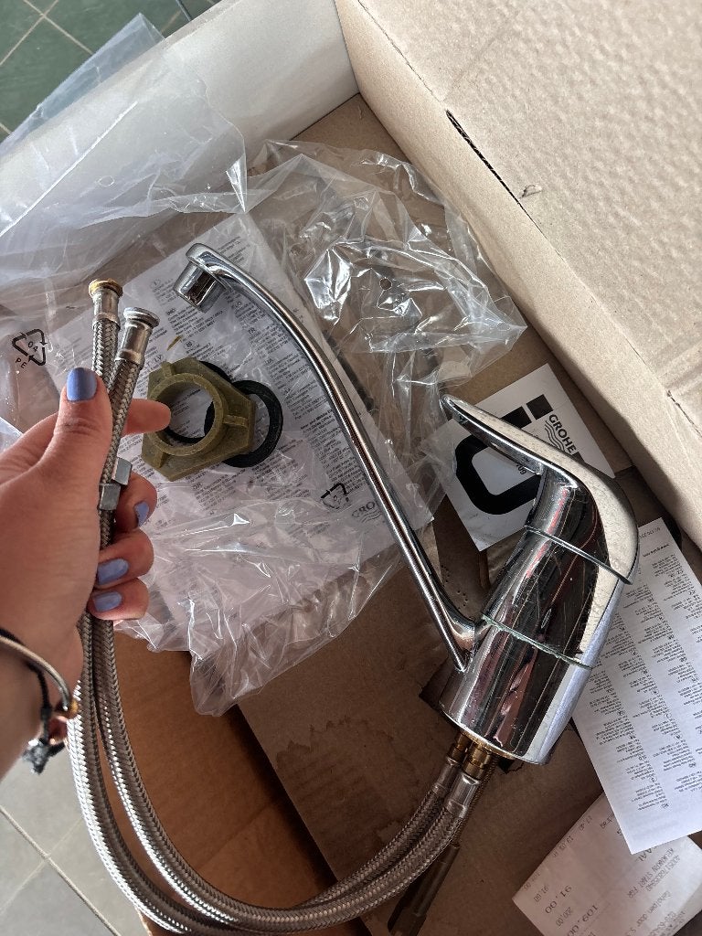 Grohe Start keukenkraan mengkraan chroom  CS26932, Ophalen of Verzenden, Gebruikt, Chroom, Kraan