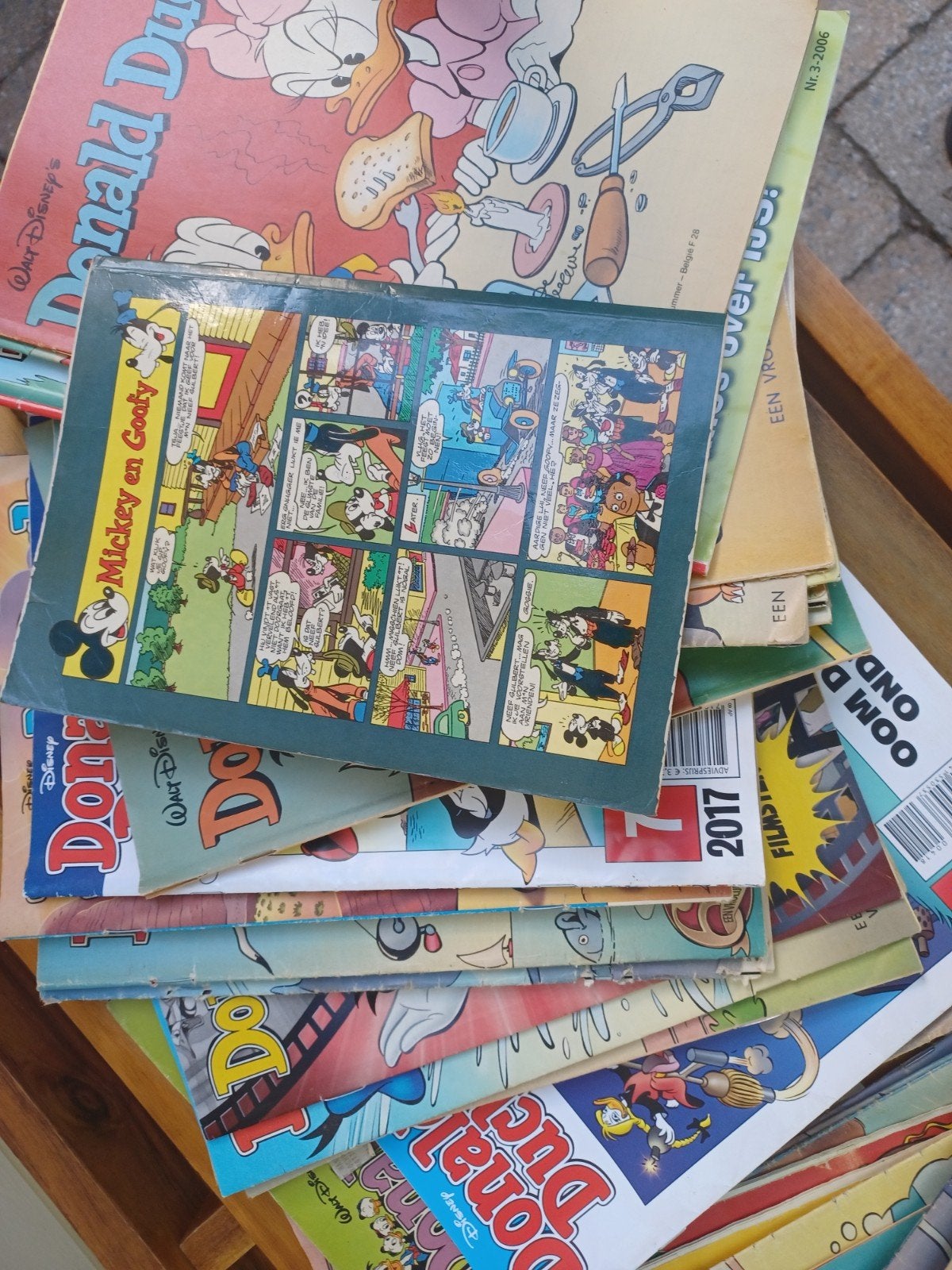 verzameling Donald Duck en Mickey Mouse stripboeken, Boeken, Meerdere stripboeken, Ophalen of Verzenden, Gelezen