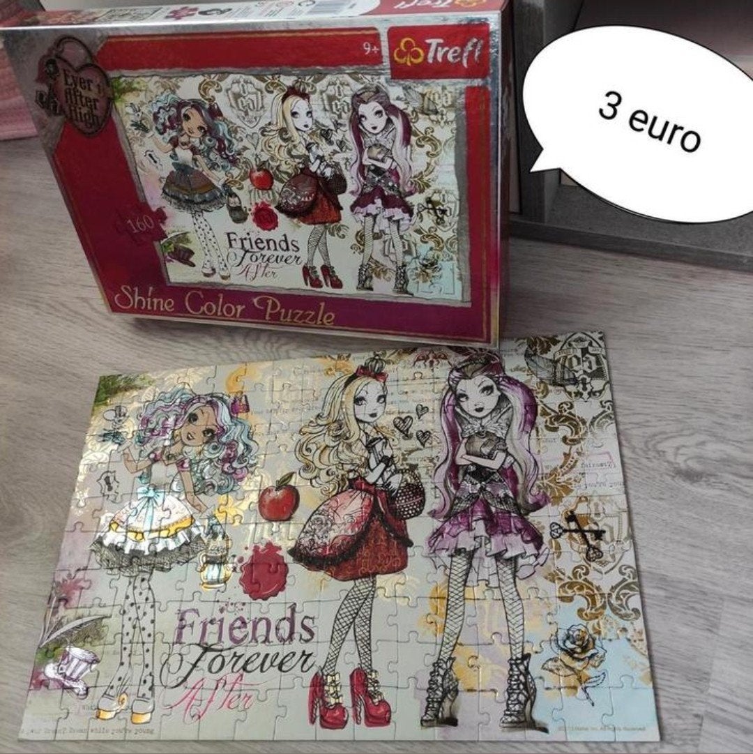 Ever After High Friends Forever Shine Color Puzzel, Ophalen, Meer dan 50 stukjes, Zo goed als nieuw, 6 jaar of ouder