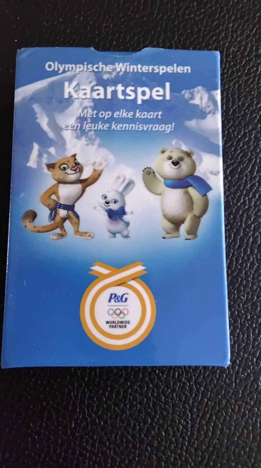 Olympische Winterspelen Kaartspel met kennisvragen, Een of twee spelers, Ophalen of Verzenden, Nieuw, P&G