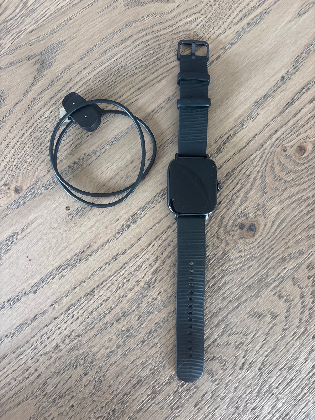 Amazfit GTS 3 Mini Smartwatch Zwart, Hartslag, Zwart, Ophalen of Verzenden, Zo goed als nieuw