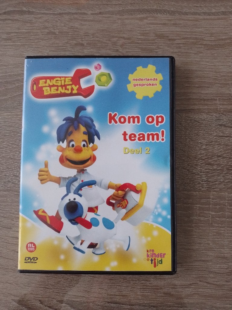DVD Engie Benjy kom op team! Deel 2, Cd's en Dvd's, Dvd's | Kinderen en Jeugd, Gebruikt, Animatie, Alle leeftijden, Overige typen