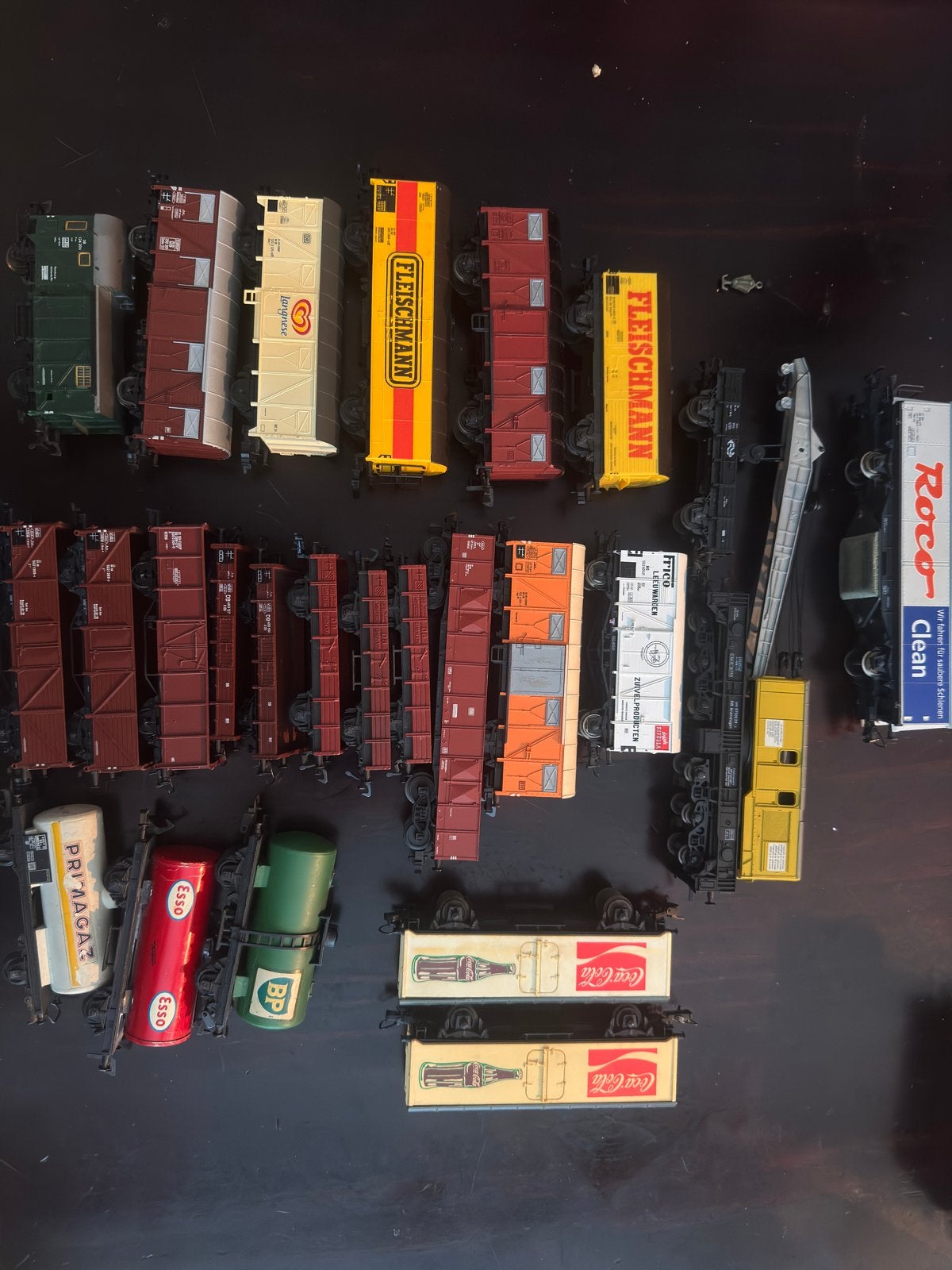 Fleischmann/Roco goederenwagons DB/NS | 1/87 modelspoor h0, Gebruikt, Gelijkstroom, Fleischmann, Wagon