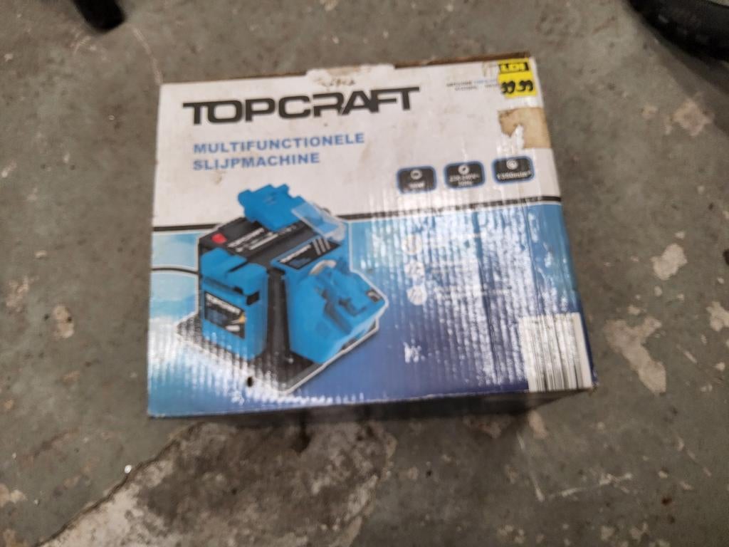 Topcraft Multifunctionele Slijpmachine - Nieuw in doos, Ophalen of Verzenden, Nieuw, Minder dan 700 watt, Overige typen
