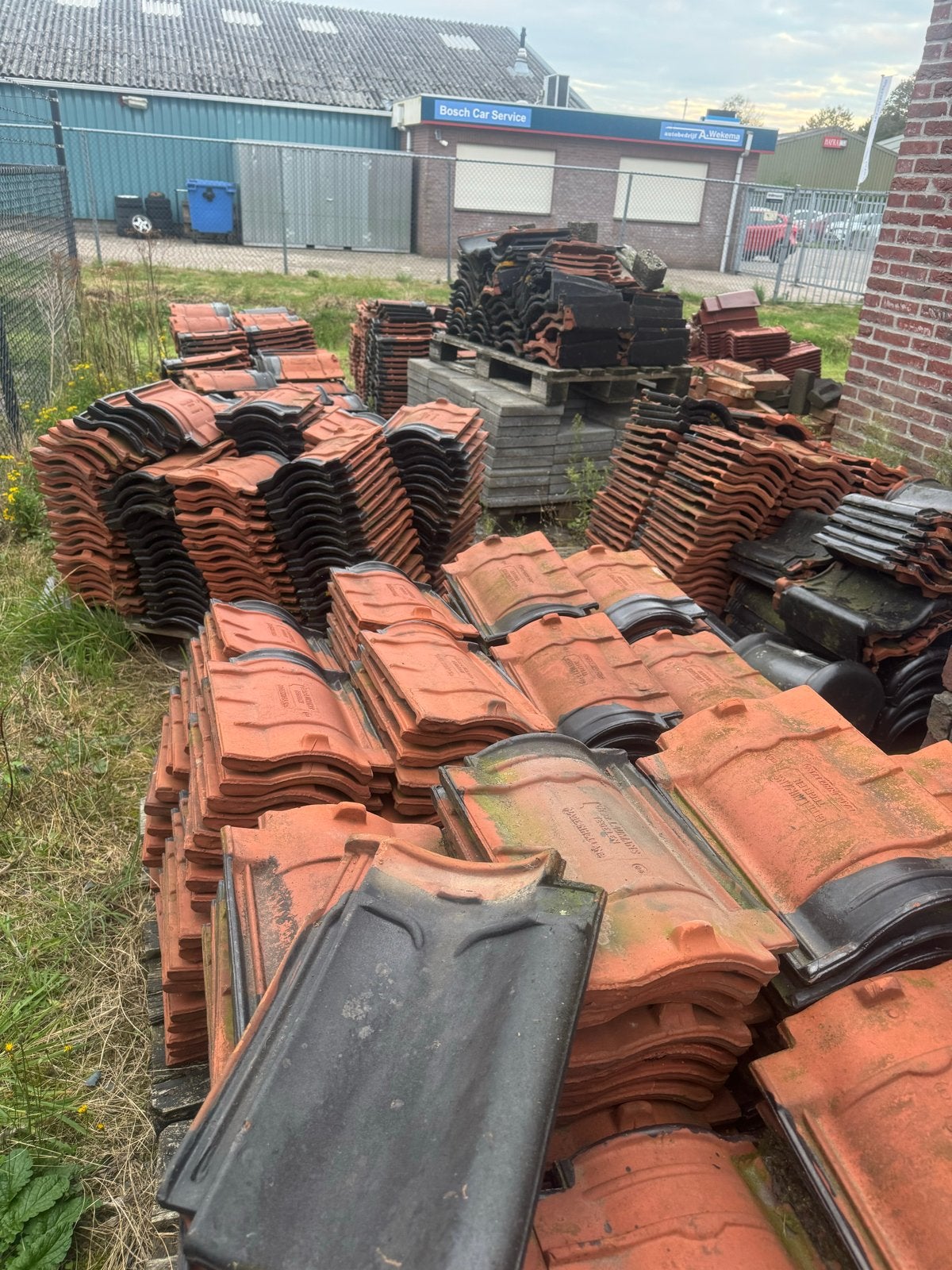 Gebruikte dakpannen - zwart, Ophalen, Gebruikt, Steen of Klei, 15 m² of meer