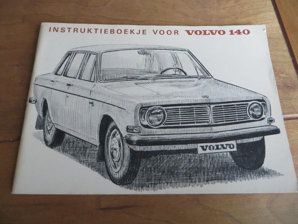 Instructieboek Volvo 140-serie Volvo 144 1967, Ophalen of Verzenden
