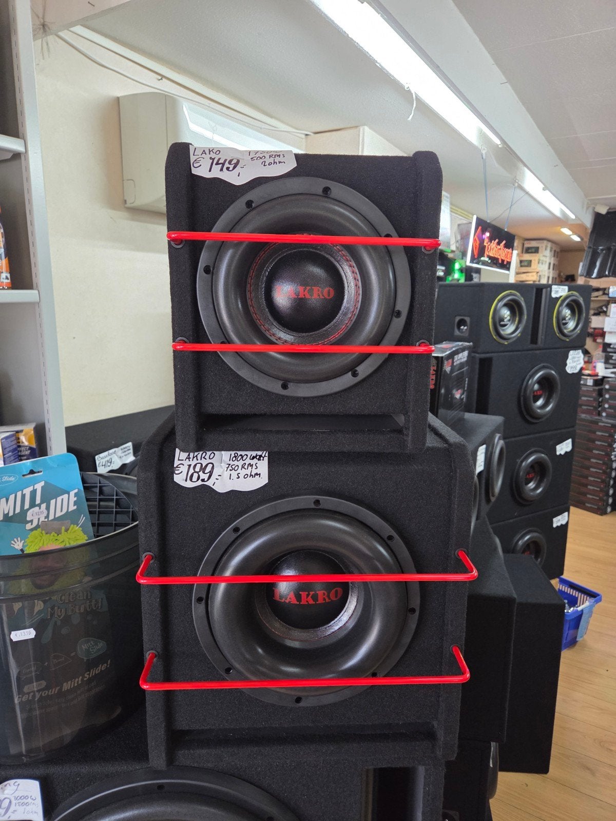 2x Lakro Subwooferkisten SPL Woofers - Zware Bass, Ophalen of Verzenden