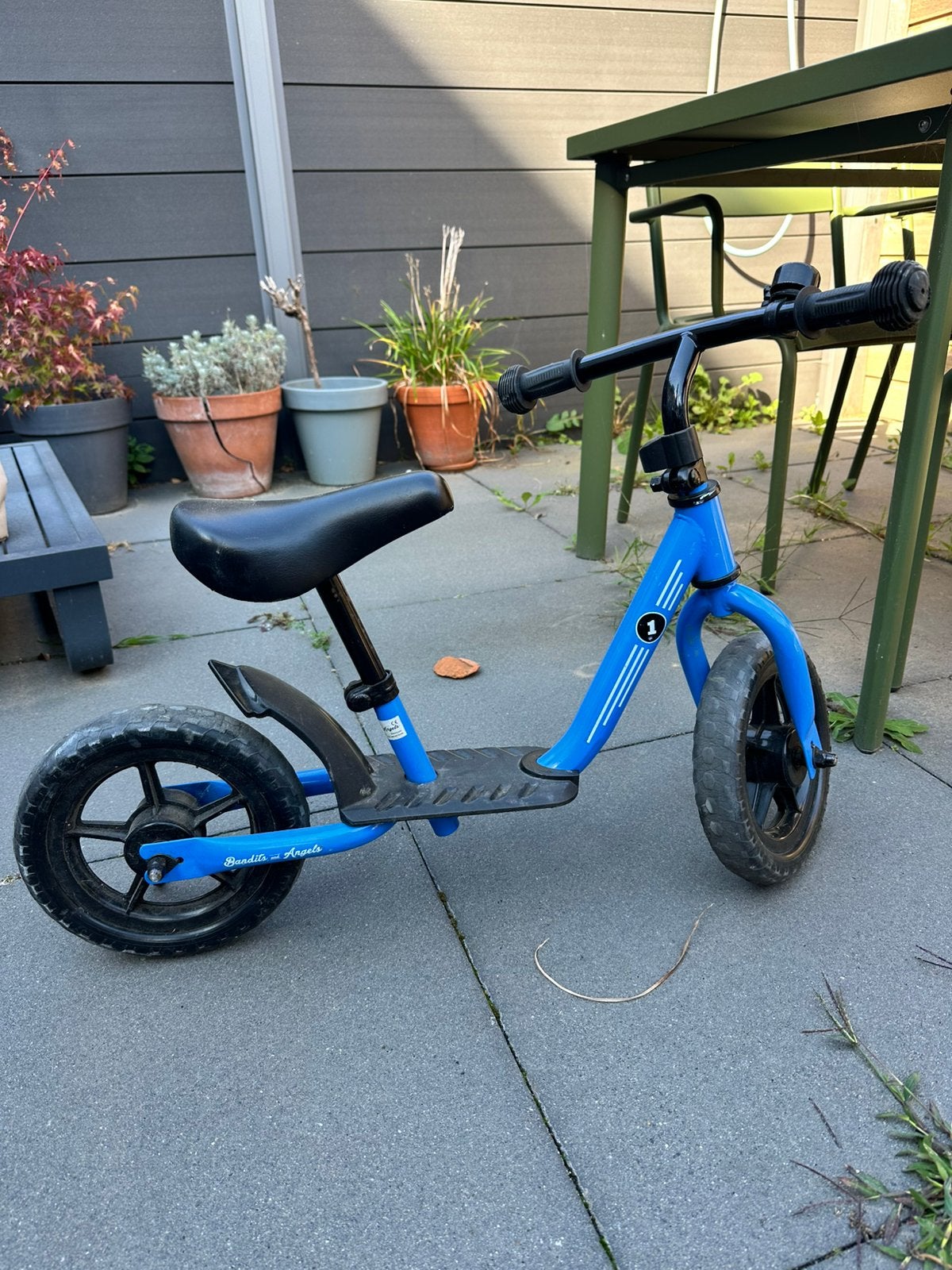 Bandits and Angels loopfiets, Kinderen en Baby's, Ophalen, Gebruikt, Loopfiets
