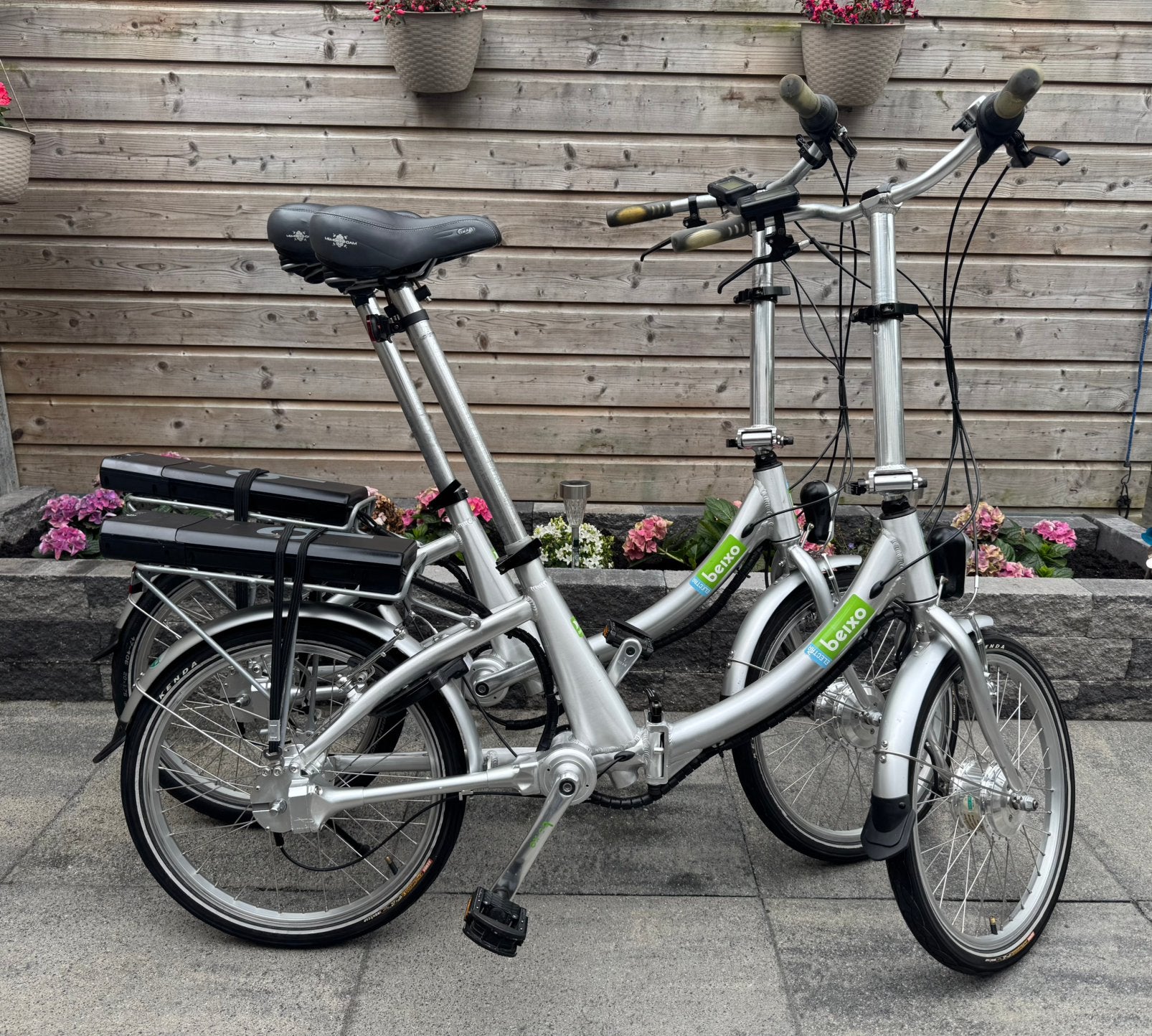 2x ZGAN Beixo elektrische vouwfiets 20 inch met cardanas, Ophalen of Verzenden, Zo goed als nieuw, 20 inch of meer, Versnellingen