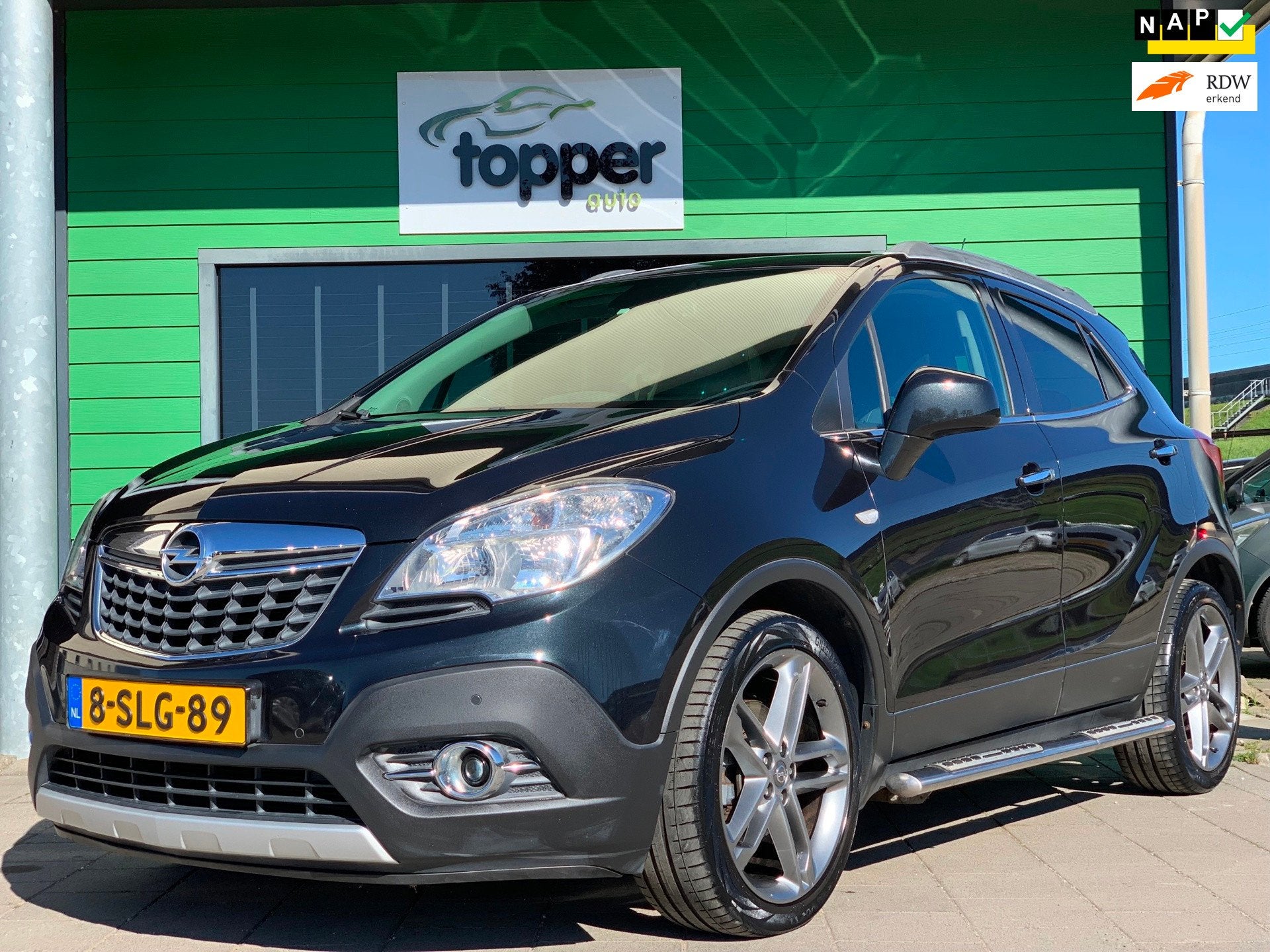 Opel Mokka 1.4 T Cosmo|2e Eigenaar|Navigatie|Panoramadak|Cam, Auto's, Voorwielaandrijving, Euro 5, Gebruikt, 4 cilinders
