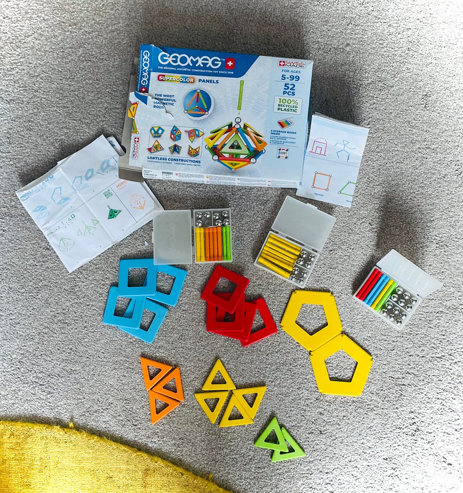 GEOMAG magnetisch constructiemateriaal, Kinderen en Baby's, Speelgoed | Educatief en Creatief, Ophalen, Zo goed als nieuw