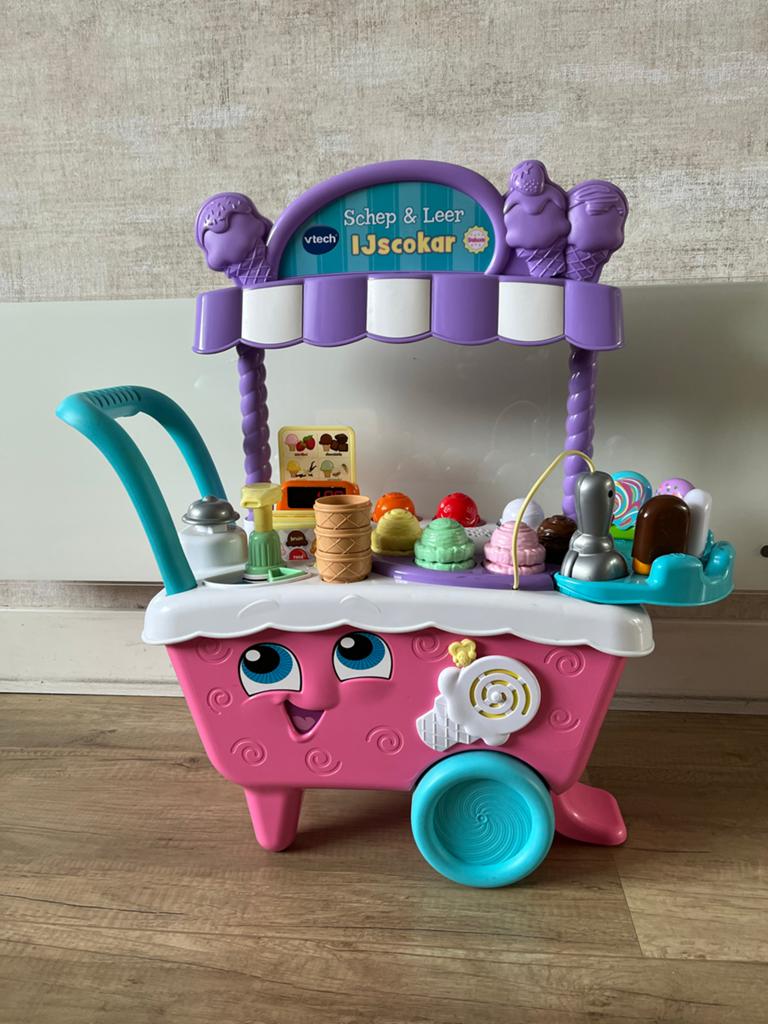 VTech Schep & Leer IJscokar - Interactief Speelgoed, Kinderen en Baby's, Speelgoed | Speelkeukens, Ophalen, Zo goed als nieuw