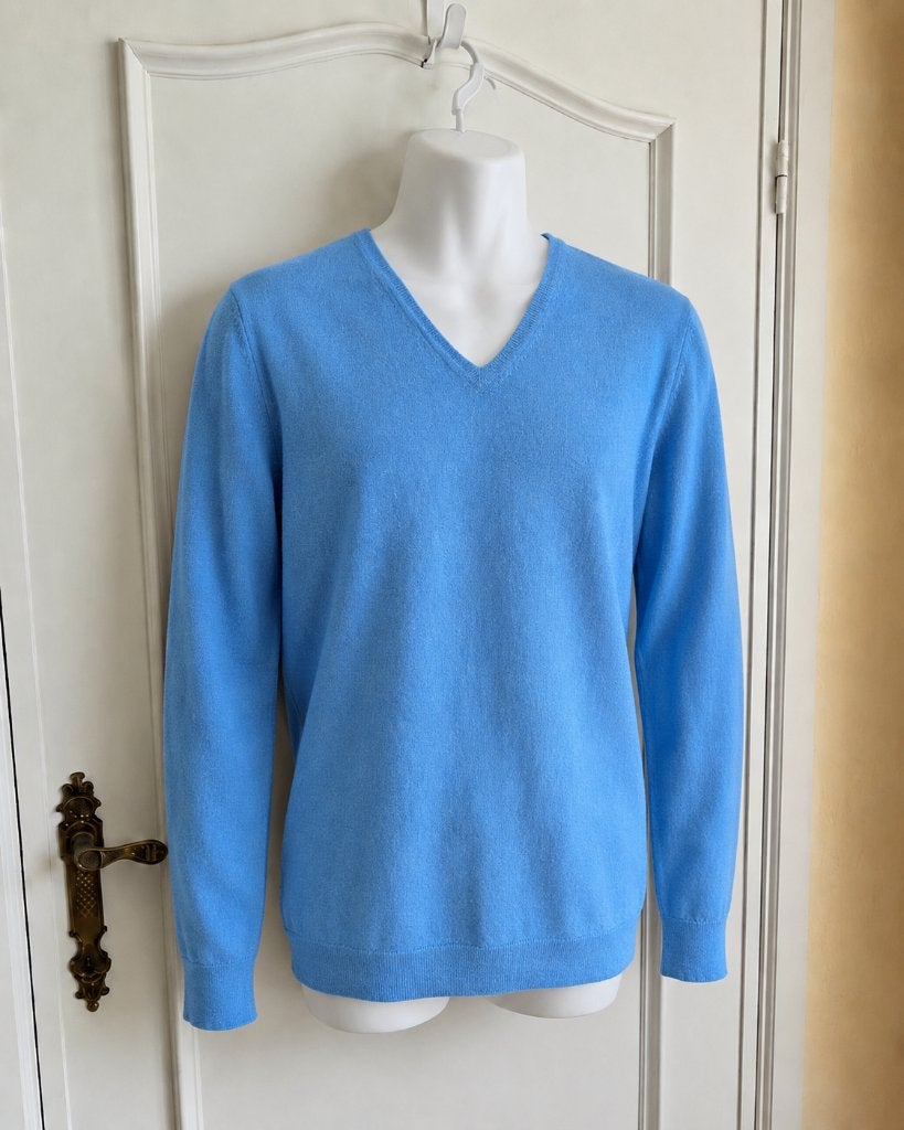 merinowol hugo boss trui maat L, Maat 52/54 (L), Blauw, Ophalen of Verzenden, Zo goed als nieuw