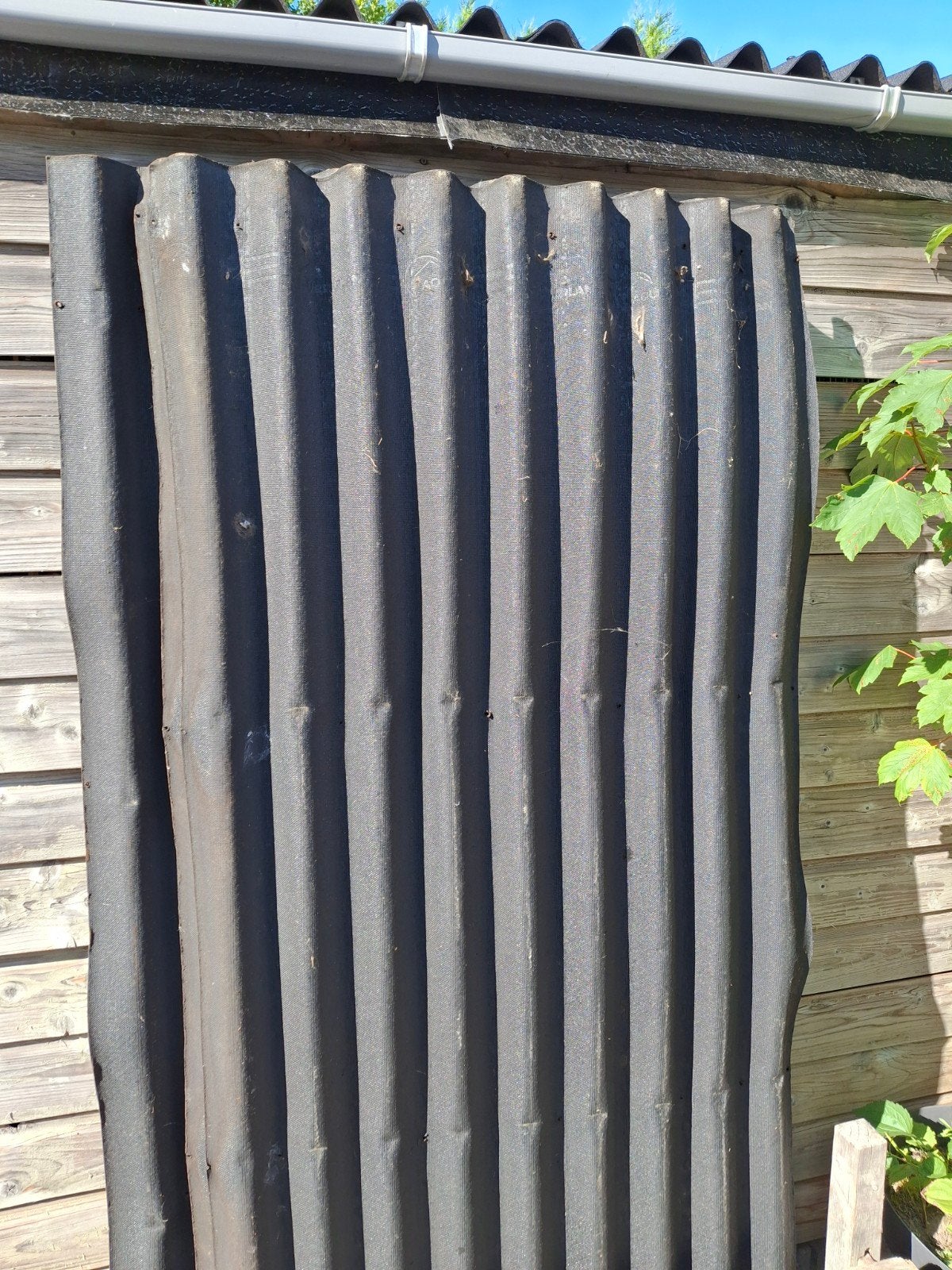 gratis gebruikte golfplaten, Ophalen, Gebruikt, Zwart, 15 m² of meer