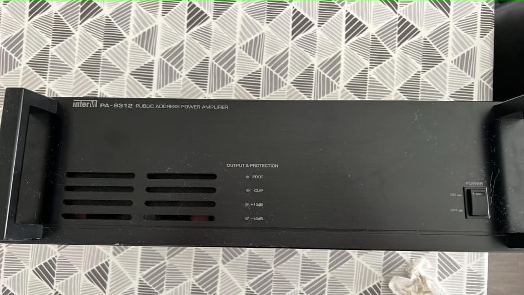 Inter-M PA 9312 Amplifier, Overige merken, Gebruikt, Ophalen of Verzenden, 120 watt of meer