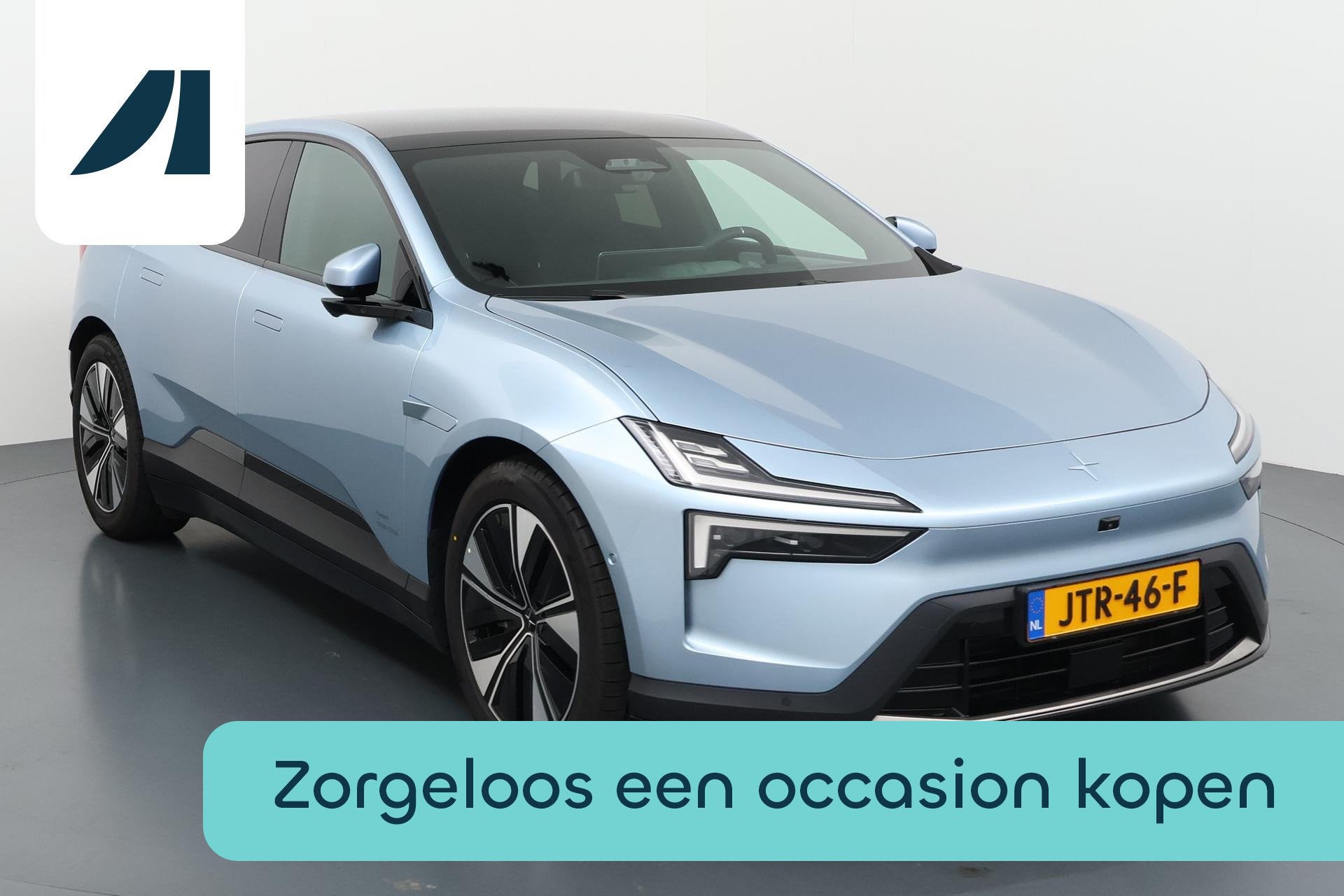 Polestar 4 Long Range Single motor Plus 100 kWh Premium elek, Auto's, Automaat, Achterwielaandrijving, 100 kWh, Blauw