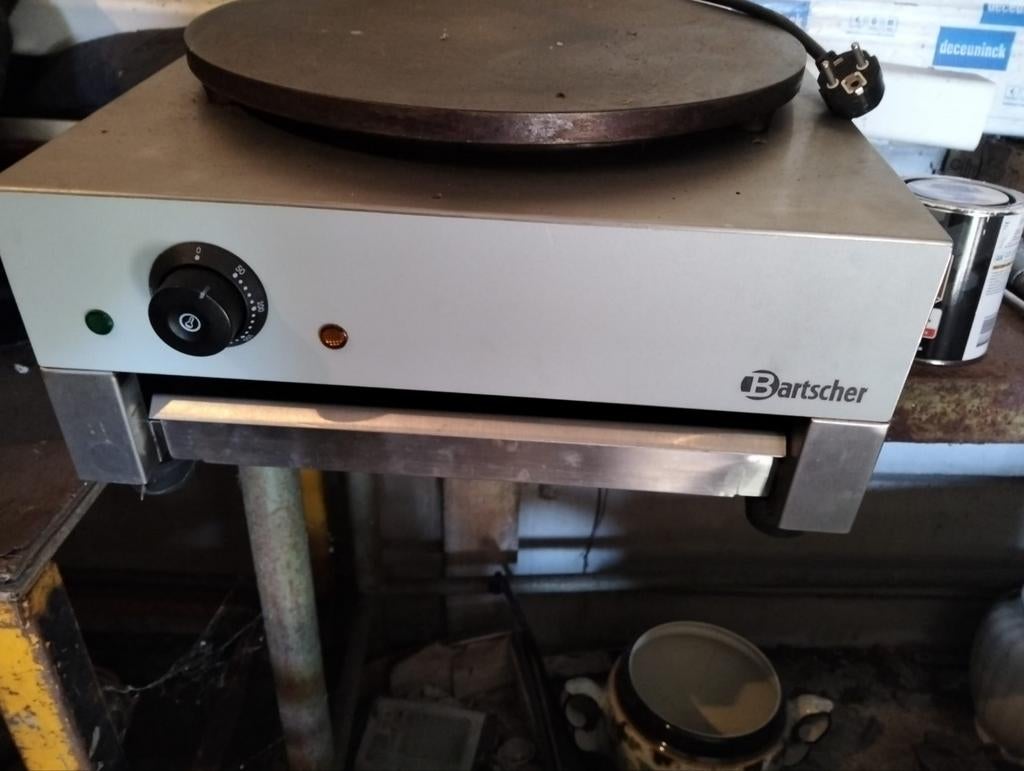 Bartscher Crêpe Maker - Professioneel Crêpe IJzer, Ophalen of Verzenden, Gebruikt
