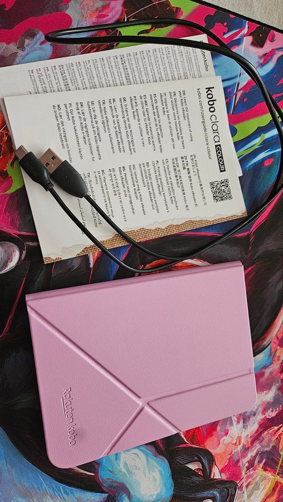 Kobo Clara Colour e-reader met hoes en laadkabel, Ophalen, Wi-Fi, 6 inch of minder, Kobo
