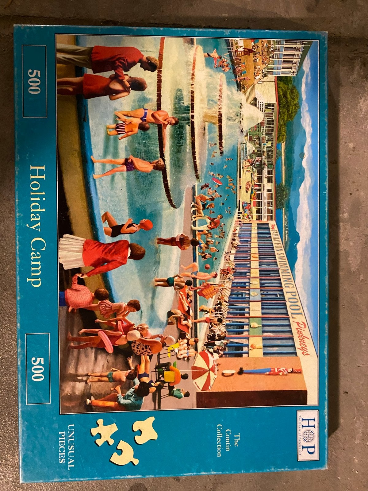 HOP Holiday Camp Legpuzzel 500 stukjes, Ophalen of Verzenden, Minder dan 500 stukjes, Gebruikt, Legpuzzel