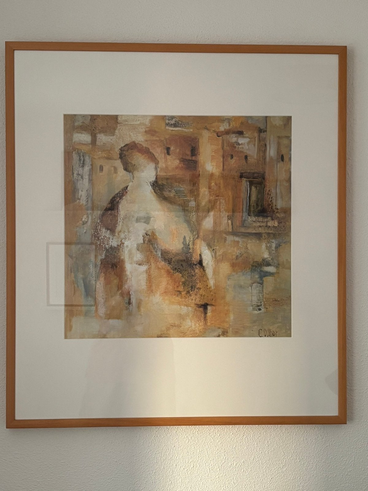 Art print, ingelijst 83x93 cm, Ophalen