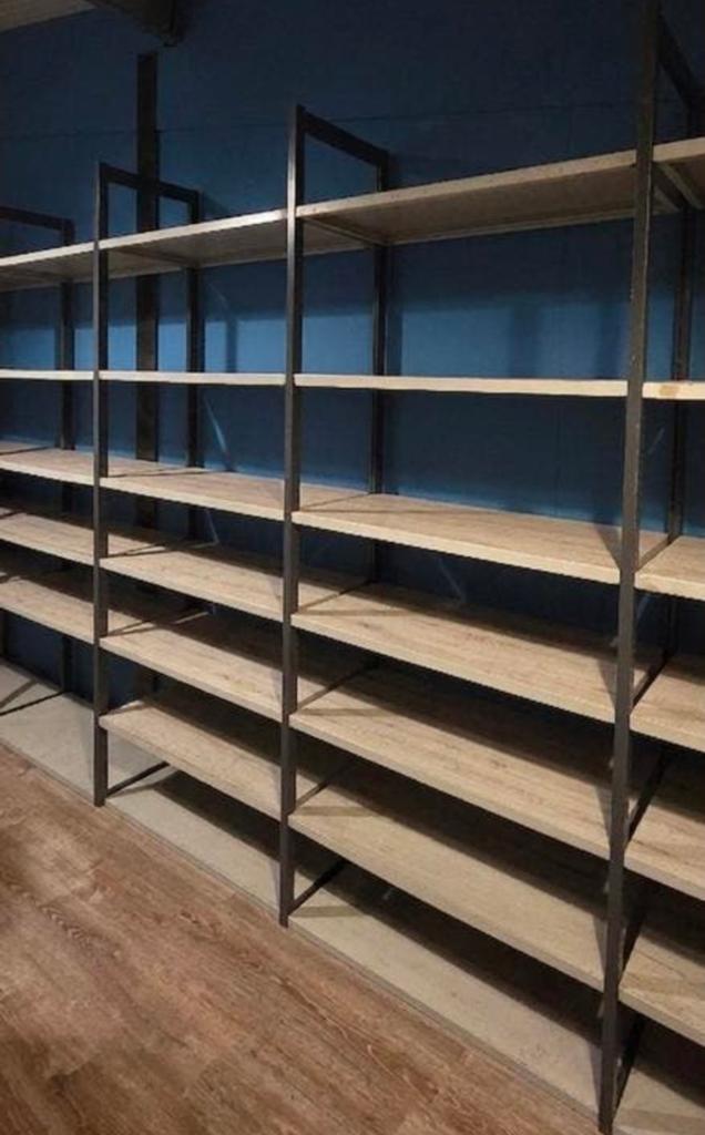 Metalen legbordstellingen 15m, Ophalen, 25 tot 50 cm, Minder dan 150 cm
