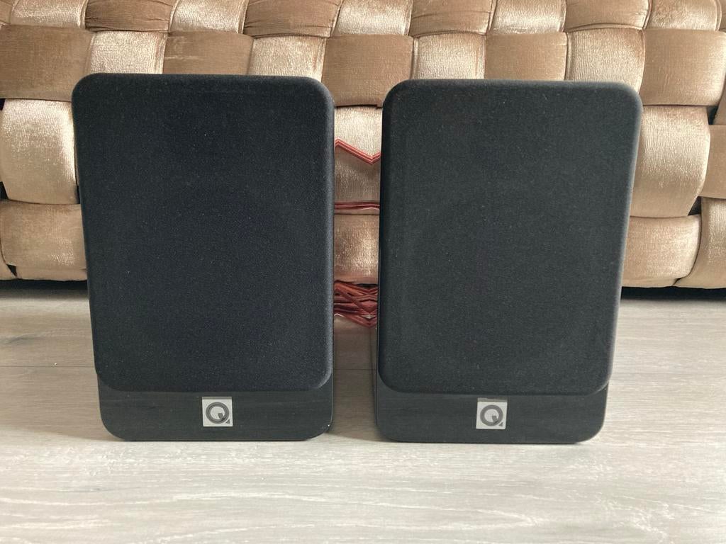 Q Acoustics concept 20 boekenplank luidsprekers / speakers, Audio, Tv en Foto, Luidsprekers, Zo goed als nieuw, 60 tot 120 watt