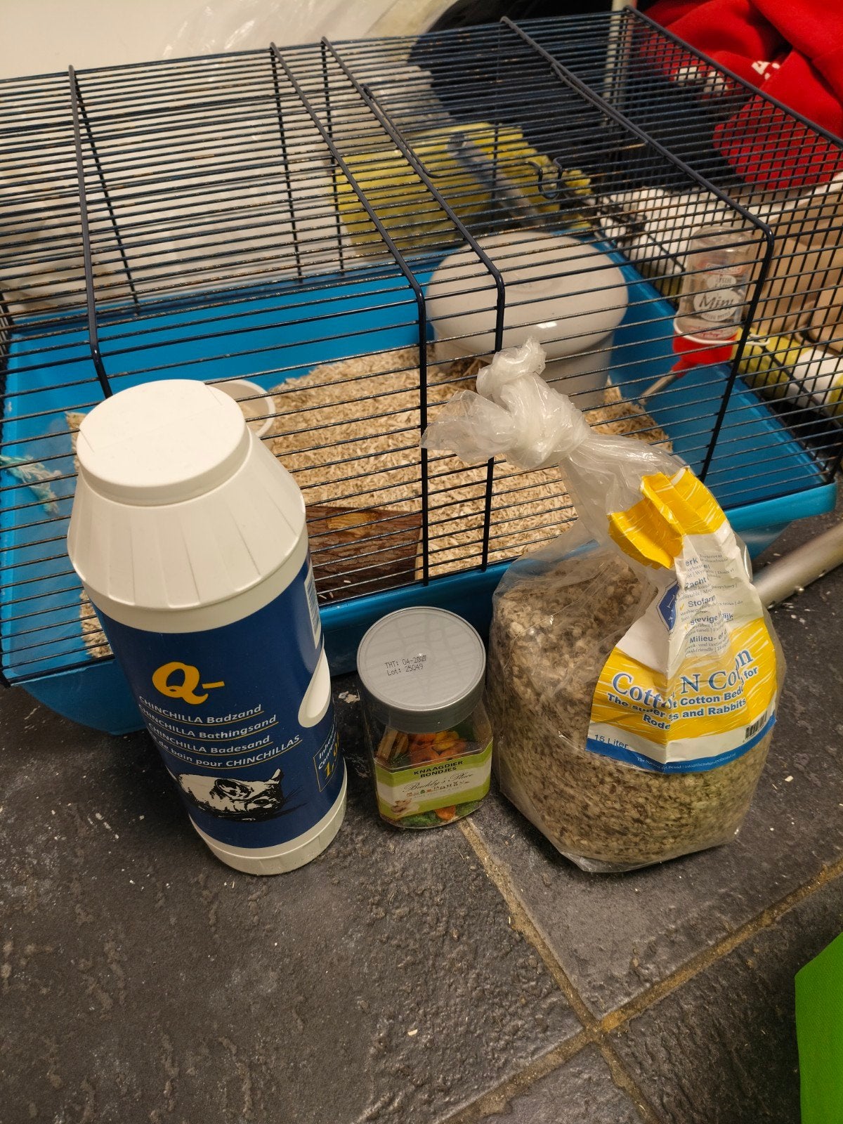 Gratis jonge Chinese hamster met kooi en toebehoren, Dieren en Toebehoren, Juni, Mannelijk, Hamster