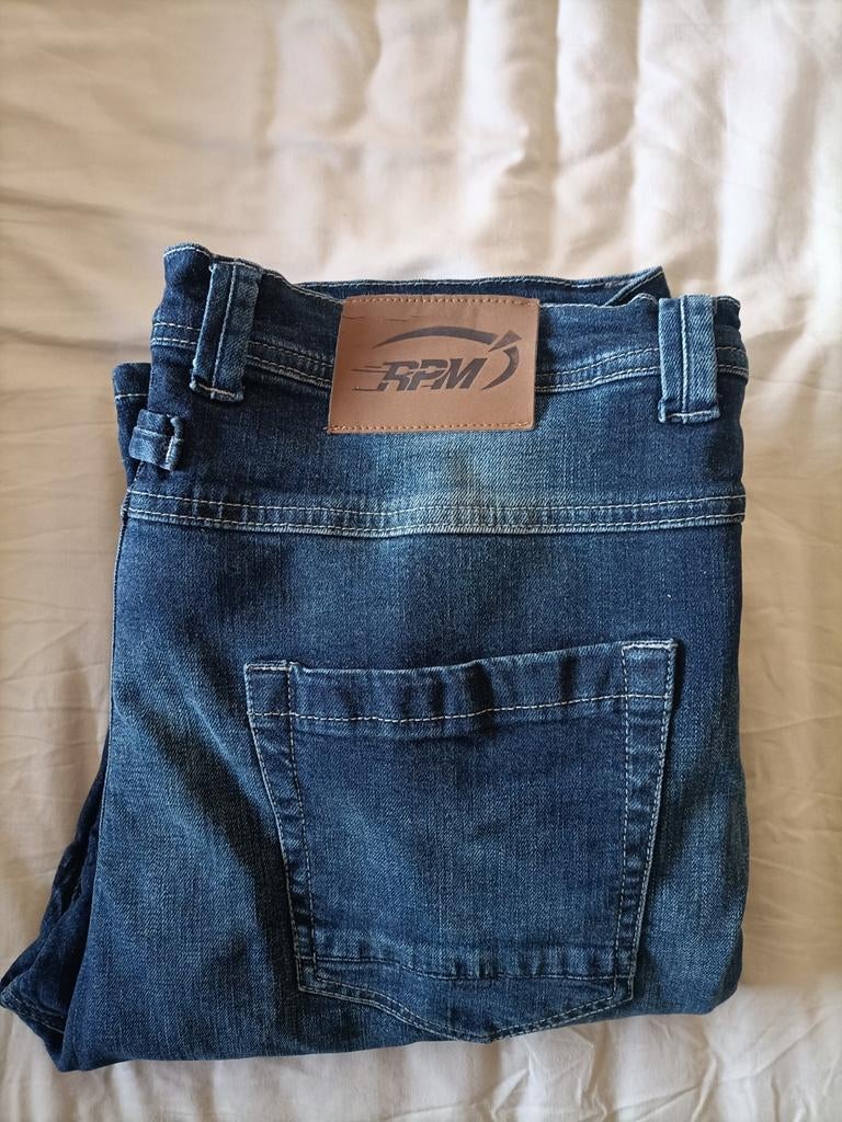 RPM Motorjeans met bescherming, weinig gedragen, Ophalen of Verzenden, Tweedehands, Heren, Broek | textiel