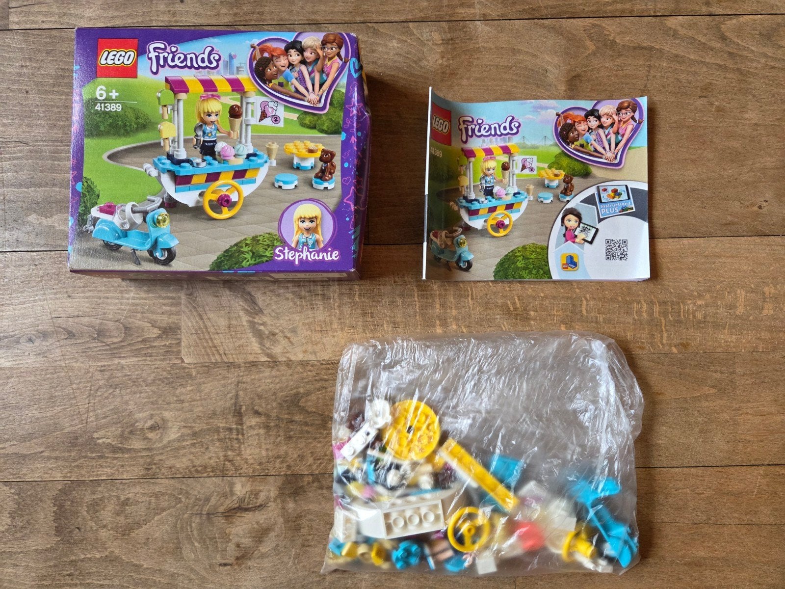 LEGO Friends Staphanie's ijskar, Ophalen, Zo goed als nieuw