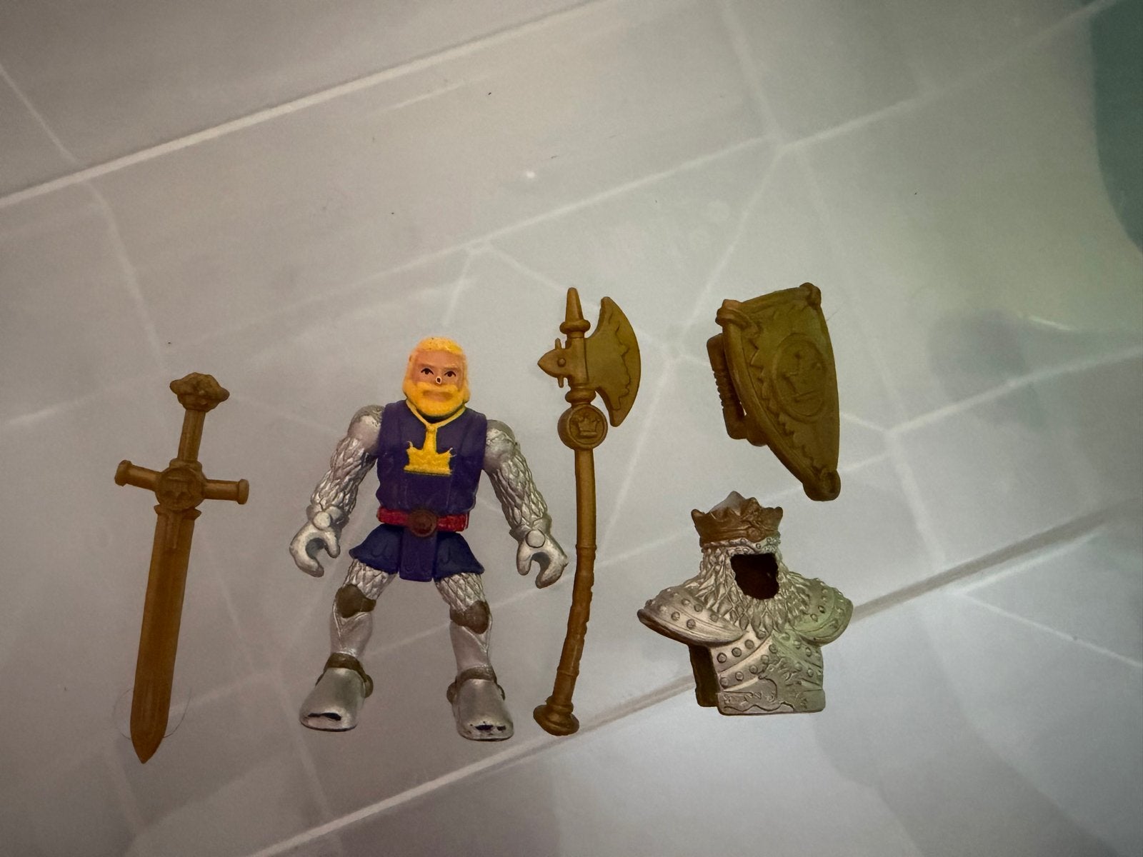 Vintage Imaginext Fisher Price King Braveheart 78365 figuur, Ophalen of Verzenden, Gebruikt