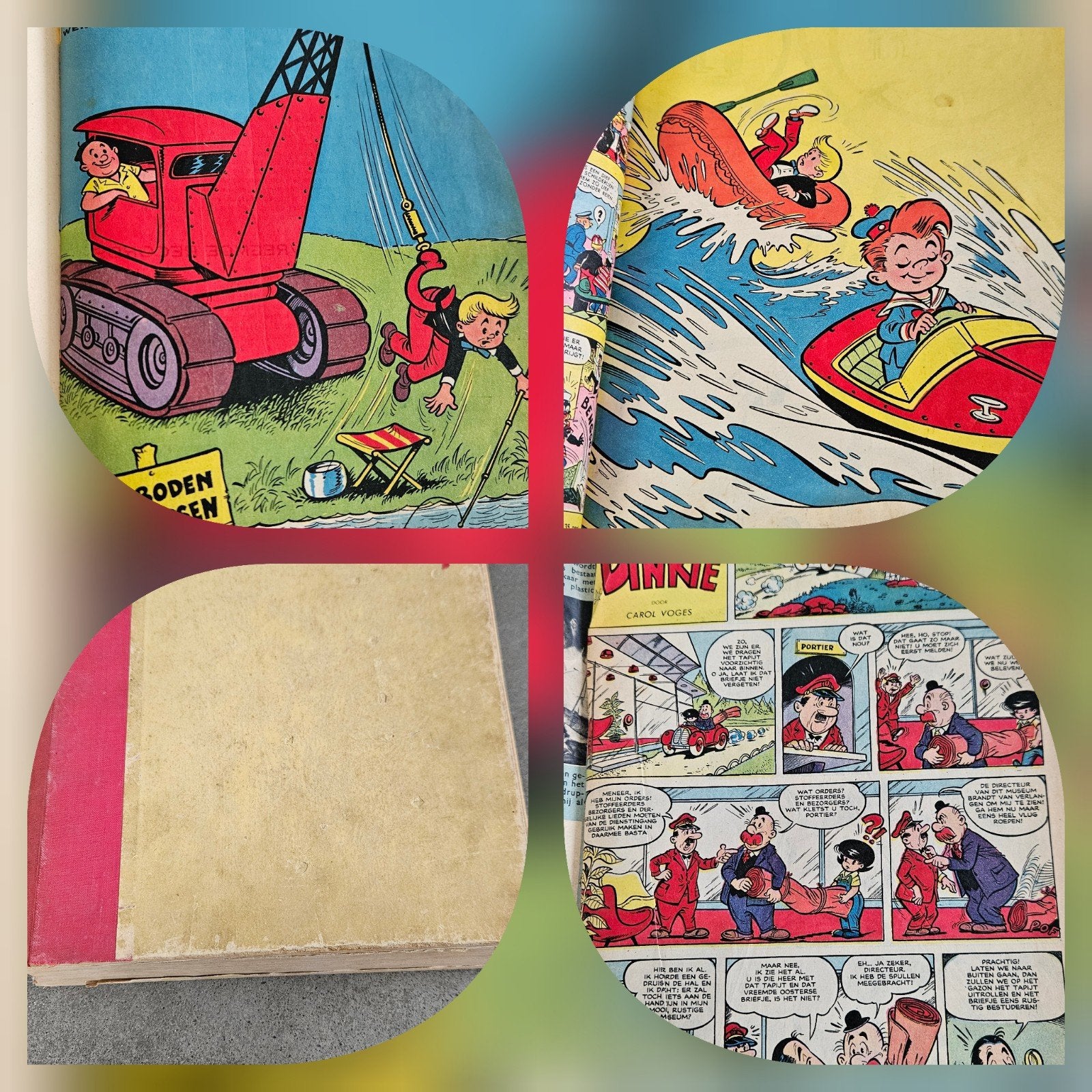 Sjors dinkie ingebonden tijdschriften - jaargang 1964 - vint, Boeken, Ophalen of Verzenden