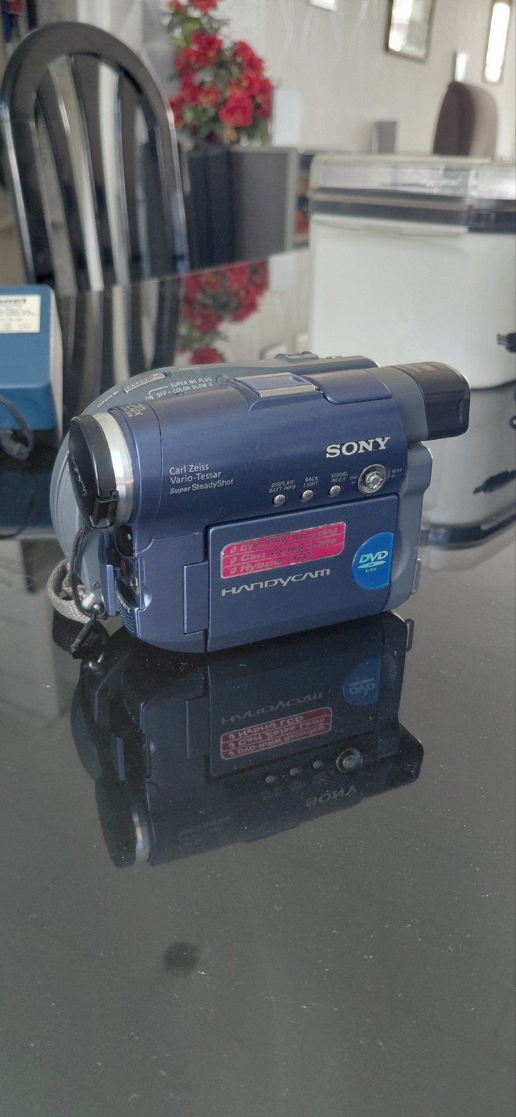 Sony Handycam DCR-DVD91E met accessoires en DVD's, Ophalen, Gebruikt, Dvd, Sony