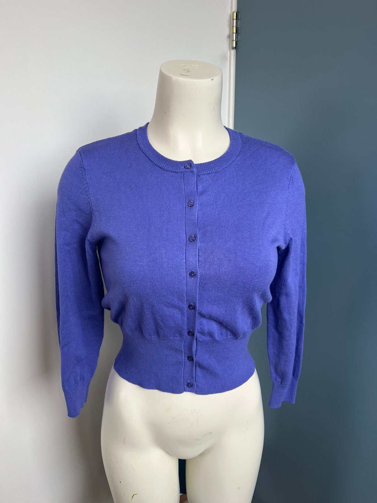 Steps every day chic lavendel blauwpaars kort vestje m, Maat 38/40 (M), Paars, Ophalen of Verzenden, Zo goed als nieuw