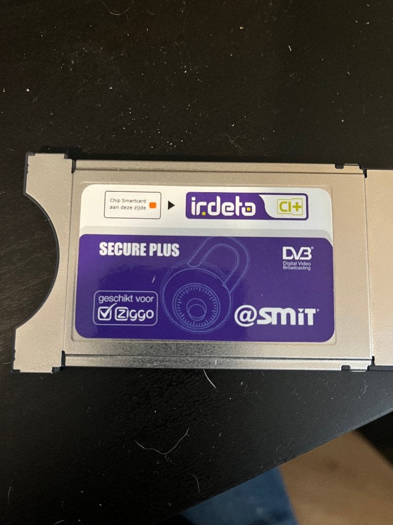 SMiT Irdeto CI+ Secure Plus Module (Geschikt voor Ziggo), Ophalen of Verzenden, Gebruikt