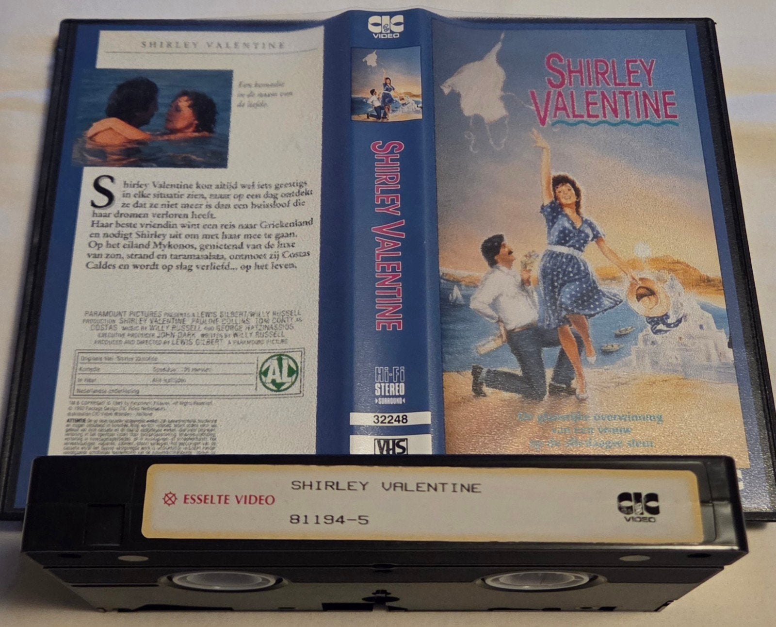 Shirley Valentine VHS Comedy, Alle leeftijden, Ophalen of Verzenden, Gebruikt, Komedie