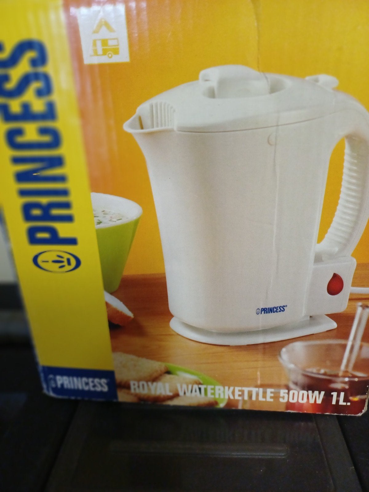 Princess Royal Waterkoker 500W 1L - Ideaal voor op reis!, 1 tot 2 liter, Ophalen of Verzenden, Zo goed als nieuw