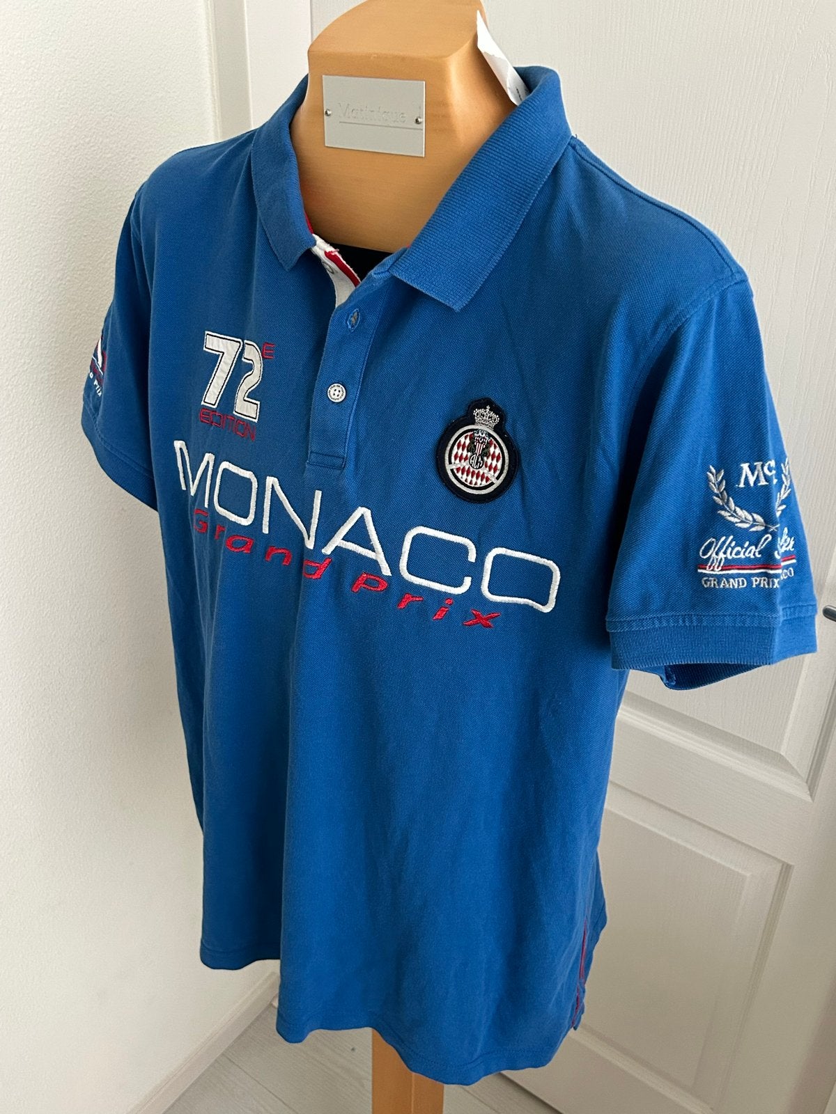 Prachtig McGregor Monaco Formule 1 Grand Prix Polo shirt XL, Ophalen of Verzenden, Nieuw, Maat 56/58 (XL), Blauw