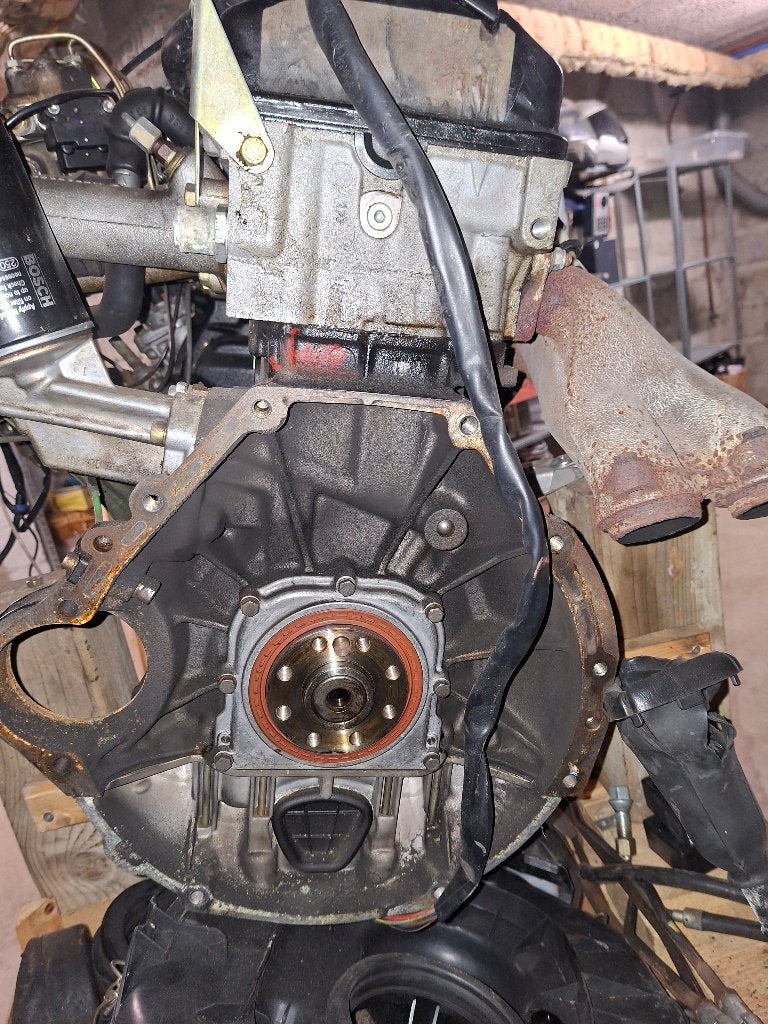 Mercedes 2L M102 motor, 110.000km ECU inclusief, Ophalen, Gebruikt, Mercedes-Benz