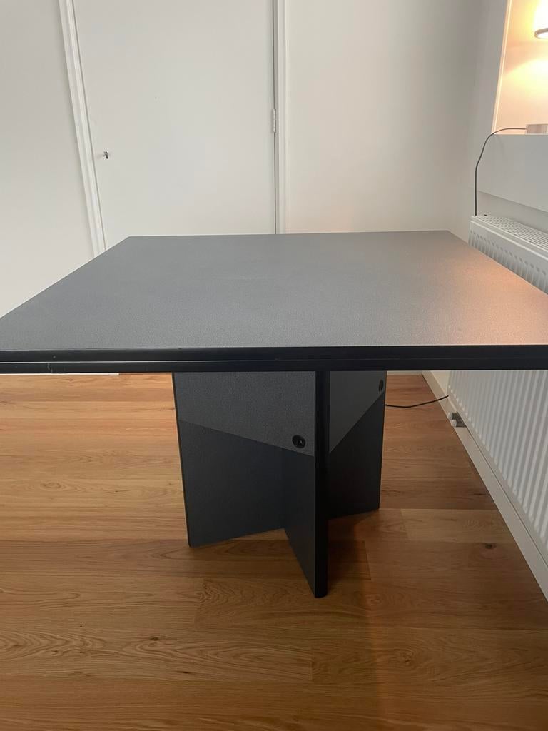 Design eettafel Hennie de Jong postmodern, Huis en Inrichting, Tafels | Eettafels, Ophalen, Zo goed als nieuw, Rechthoekig, 100 tot 150 cm