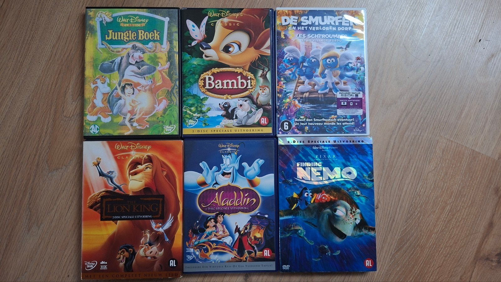 DVD's disney films, Ophalen, Animatie, Alle leeftijden, Zo goed als nieuw
