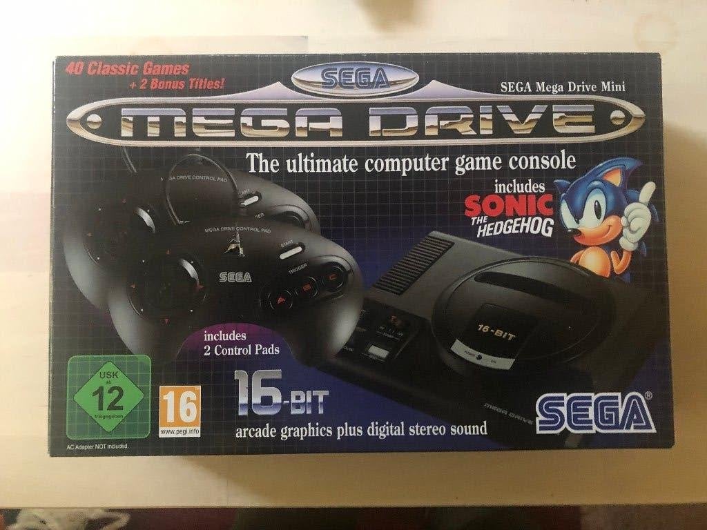 Sega megadrive mini, Met games, Mega Drive, Met 2 controllers, Ophalen of Verzenden