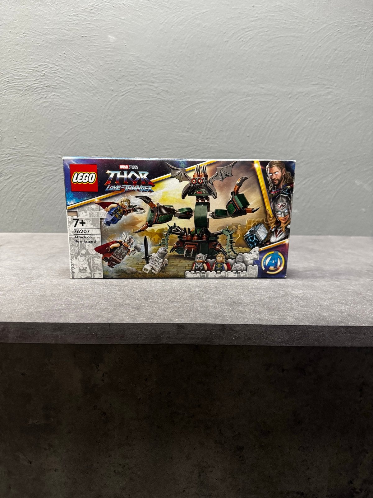 LEGO Thor Love and Thunder Attack on New Asgard - 76207, Kinderen en Baby's, Marvel, Lego, Ophalen of Verzenden, Zo goed als nieuw