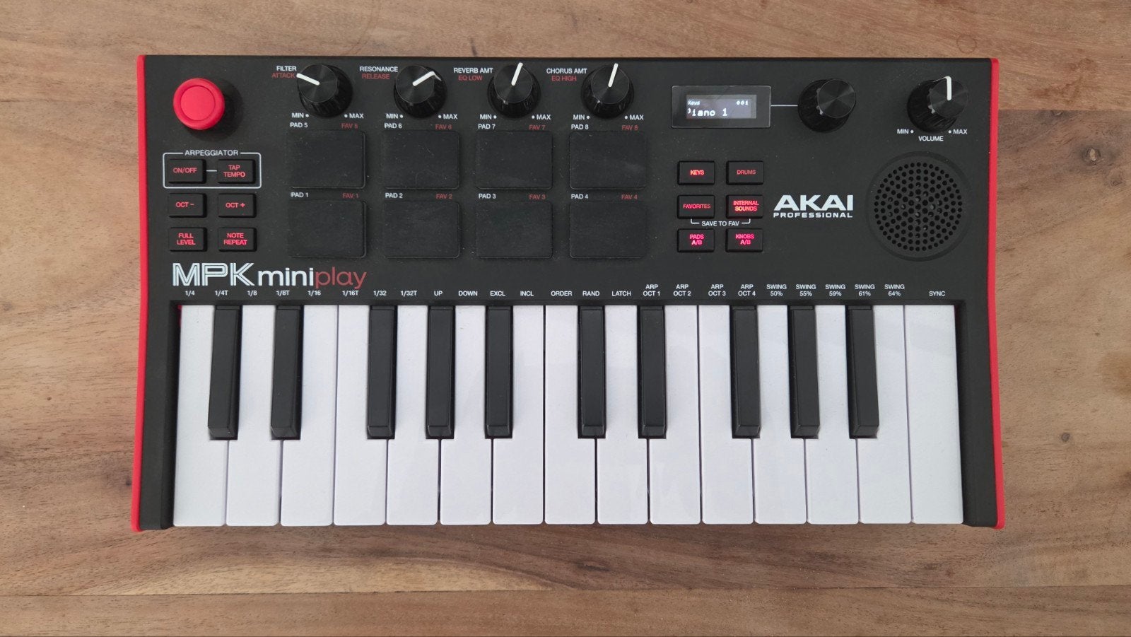 Akai MPK Mini MK3 – MIDI keyboard controller – nieuwstaat, Overige merken, Zo goed als nieuw, Aanslaggevoelig, Overige aantallen