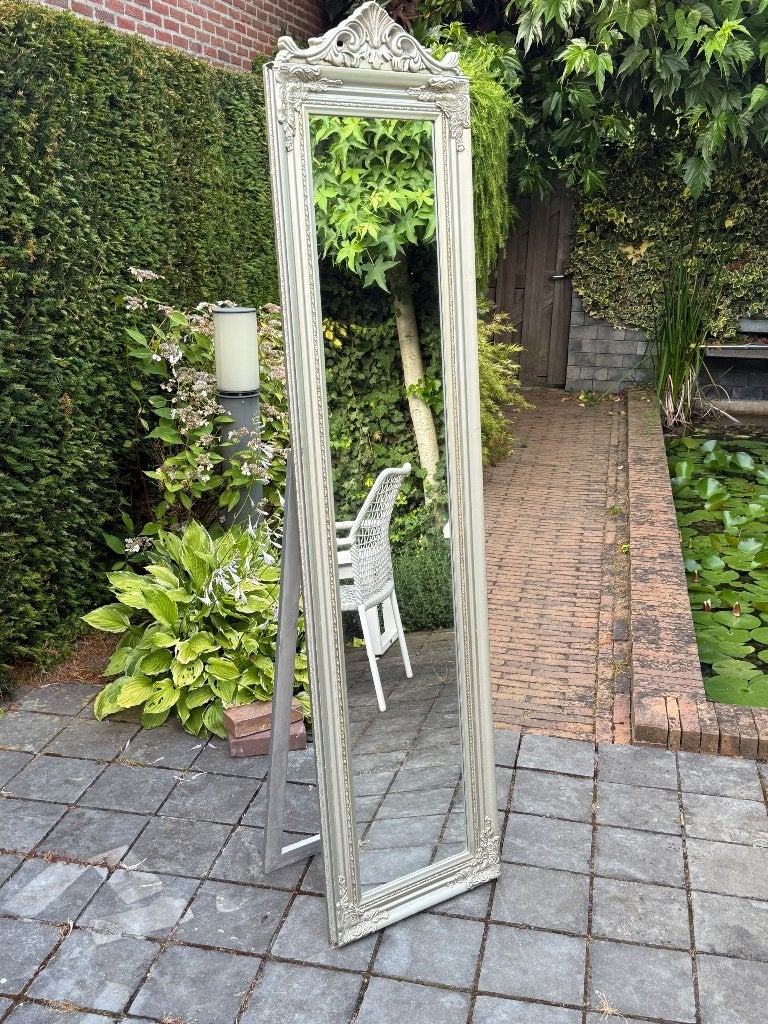 Staande spiegel barok, Ophalen, Minder dan 50 cm, Gebruikt, 150 tot 200 cm