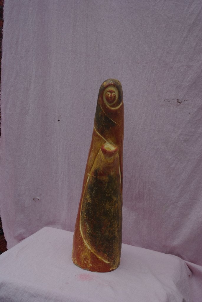 Sculptuur van een Dame, Ophalen of Verzenden, Steen of Keramiek, Beeld
