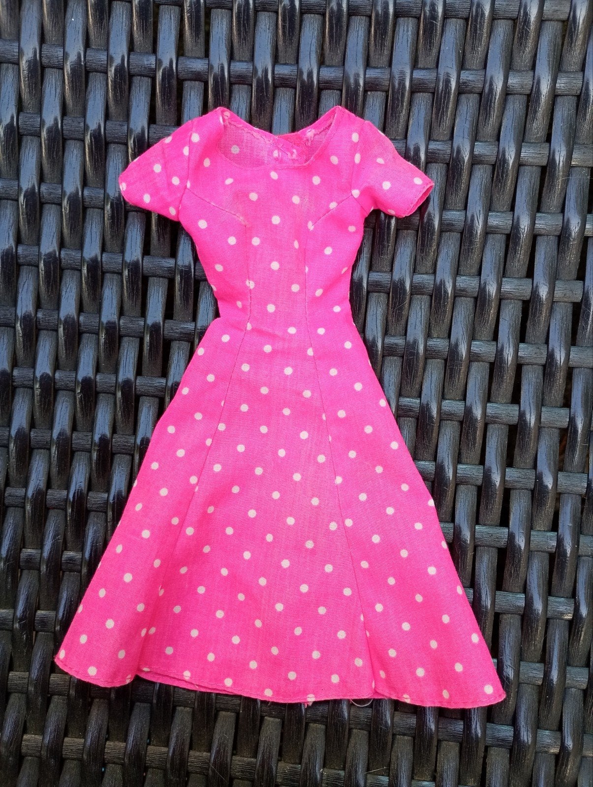 Vintage Barbie jurk van katoen., Ophalen of Verzenden, Zo goed als nieuw, Barbie