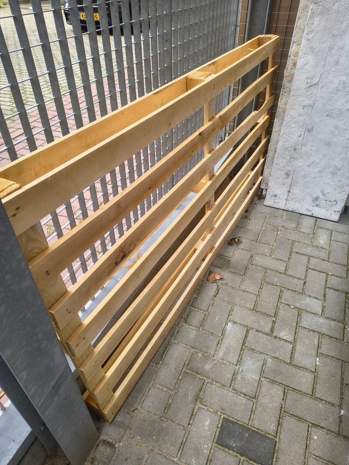 Houten pallet voor diverse toepassingen, Doe-het-zelf en Verbouw, Hout en Planken, Ophalen, Gebruikt, 200 tot 250 cm, 50 mm of meer