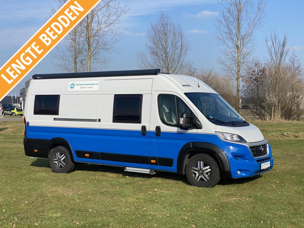 Knaus met Lengtebedden, Caravans en Kamperen, Campers, Bedrijf, Buscamper of Camperbus, Knaus, Overige merken, Automaat, Rondzit