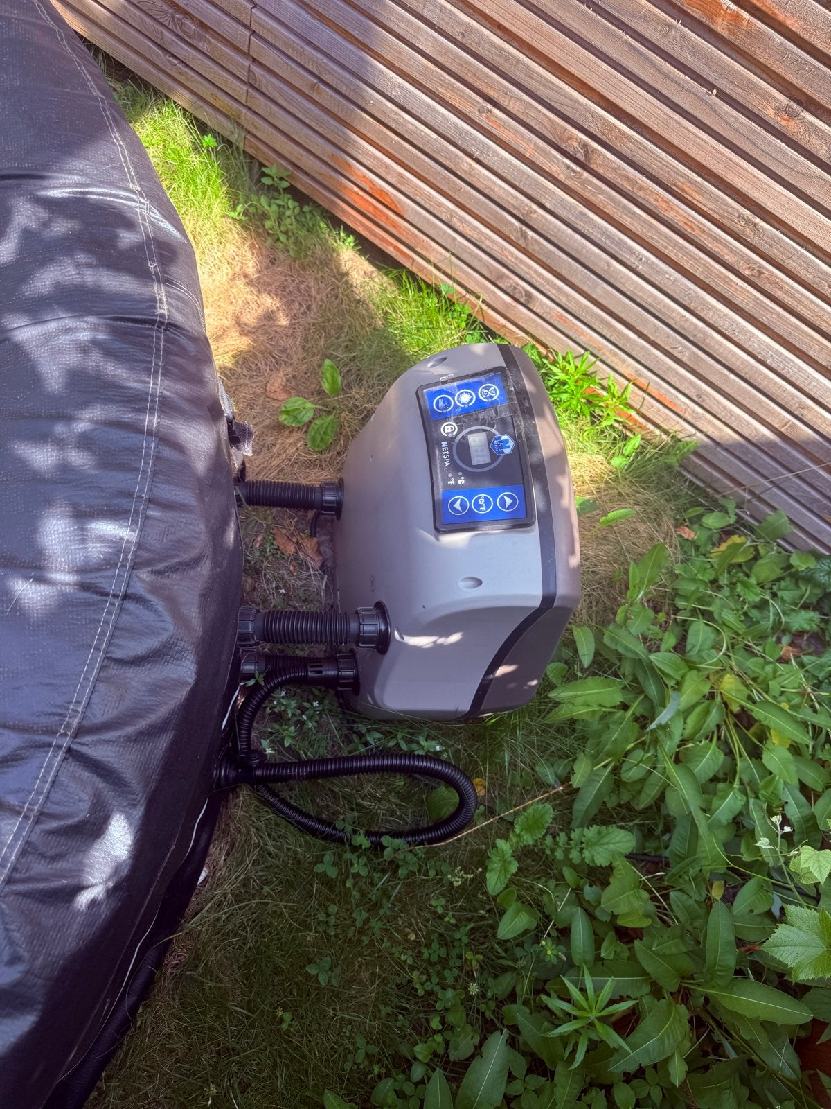 Netspa Opblaasbare Jacuzzi Pomp en Verwarmingseenheid, Ophalen of Verzenden, Gebruikt, Filter, Opblaasbaar